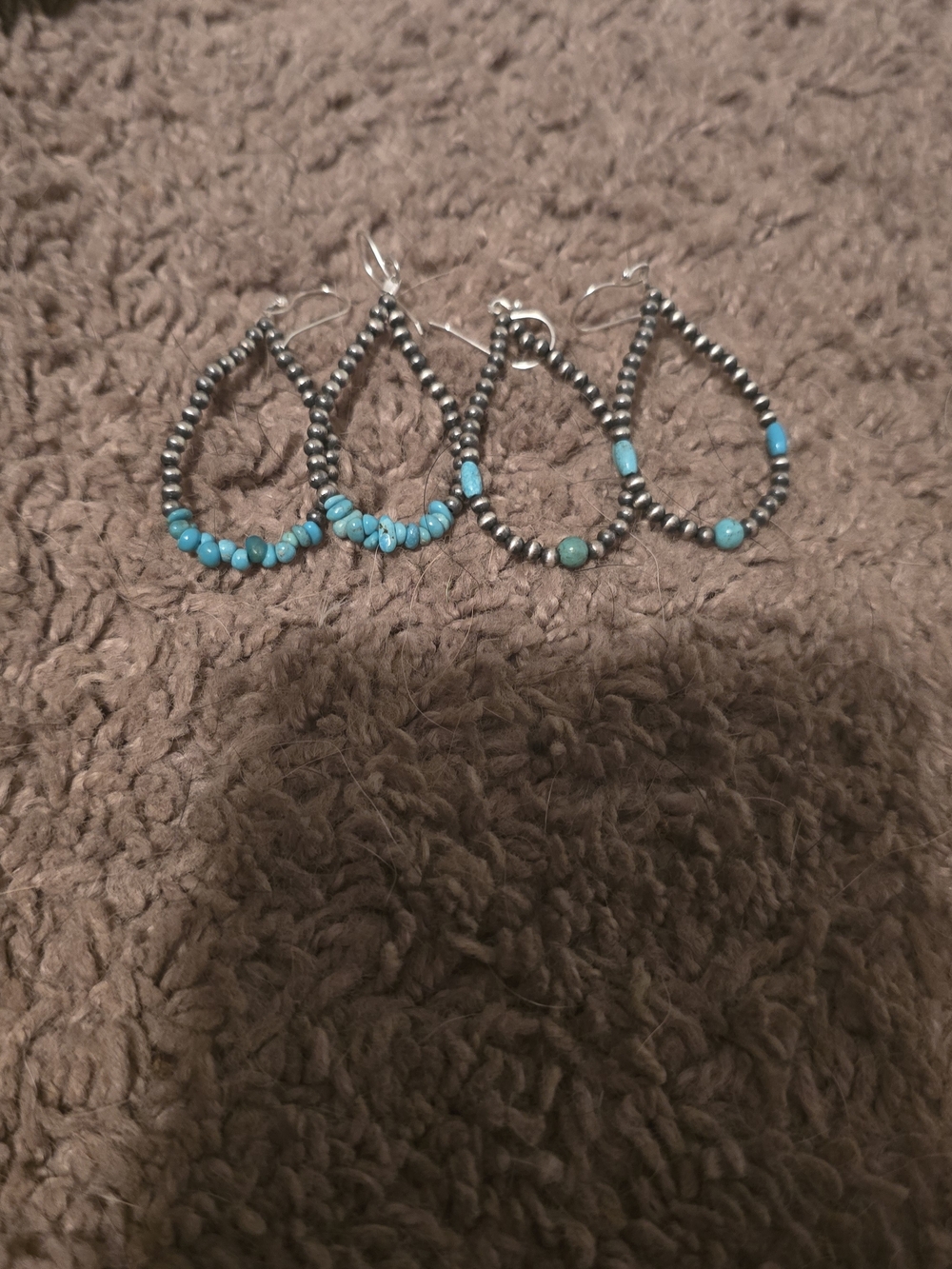 2 Sets Of Dessert Pearl Earrings